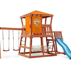 Real Wood Adventures Bear Basin Outdoor Playset by Little Tikes