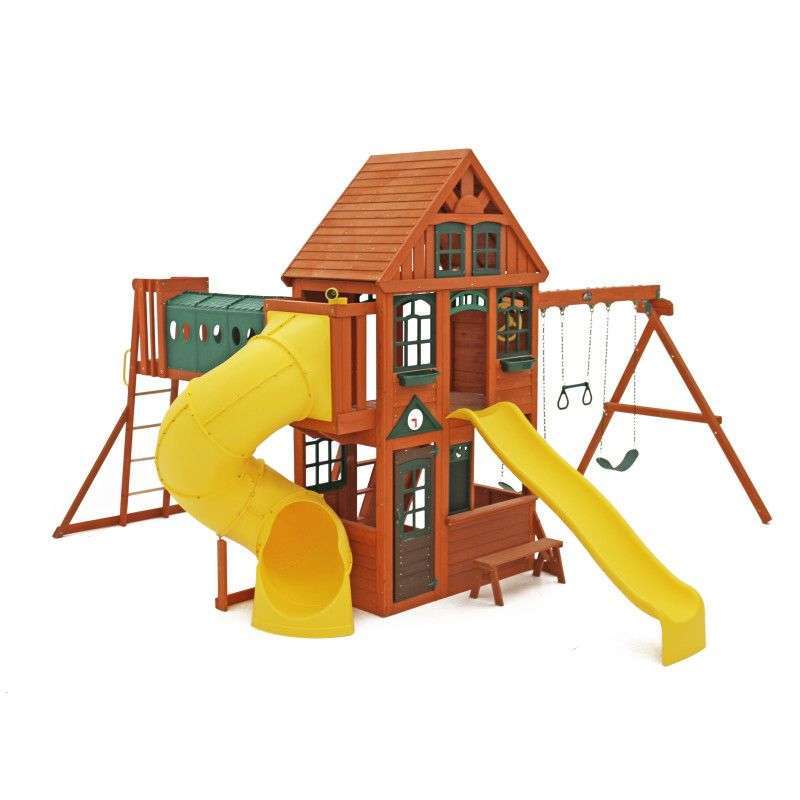 Orchard View Manor Wooden SwingSet / Playset