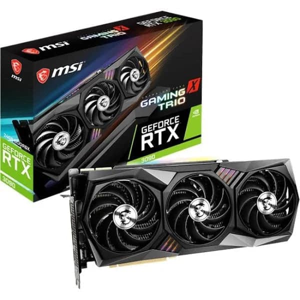MSI Nvidia GeForce RTX 3090 Gaming x Trio 24gb GDDR6X Graphics Card