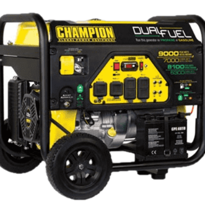 Champion 100155 7000W/9000W Dual Fuel Electric Start Generator Manufacturer RFB