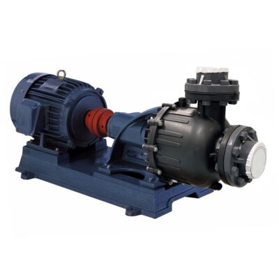 Gol Pumps Centrifugal Chemical Pump (FRPP), 265/460 V, 3PH, Max. Flow 10800 GPH, Horsepower 5 HP, Port Size 3 in, Model# GPL-532L