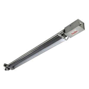 SunStar Straight Vacuum Infrared Tube Heater, Fuel Type Natural Gas, Heat Output 125000 Btu/hour, Heat Type Infrared, Model# SIS125-50-N5